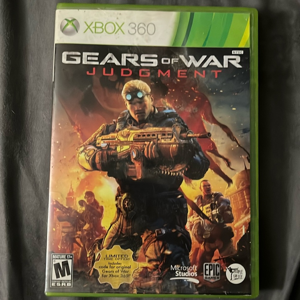 Gears of war: judgment disk for Xbox 360 & Xbox live & Xbox one (collector ed)